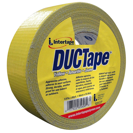 INTERTAPE 1.88" x 60 Yds Yellow Jobsite General Purpose Duct Tape Colored 20CYL2